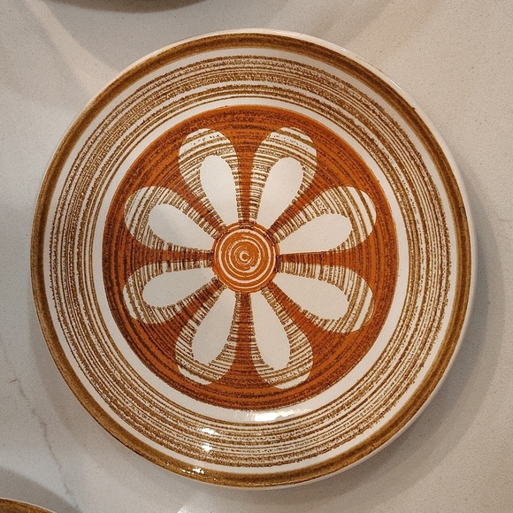 Ironstone Vintage Floral Ceramic dessert bread and butter plates retro - Picture 8 of 10